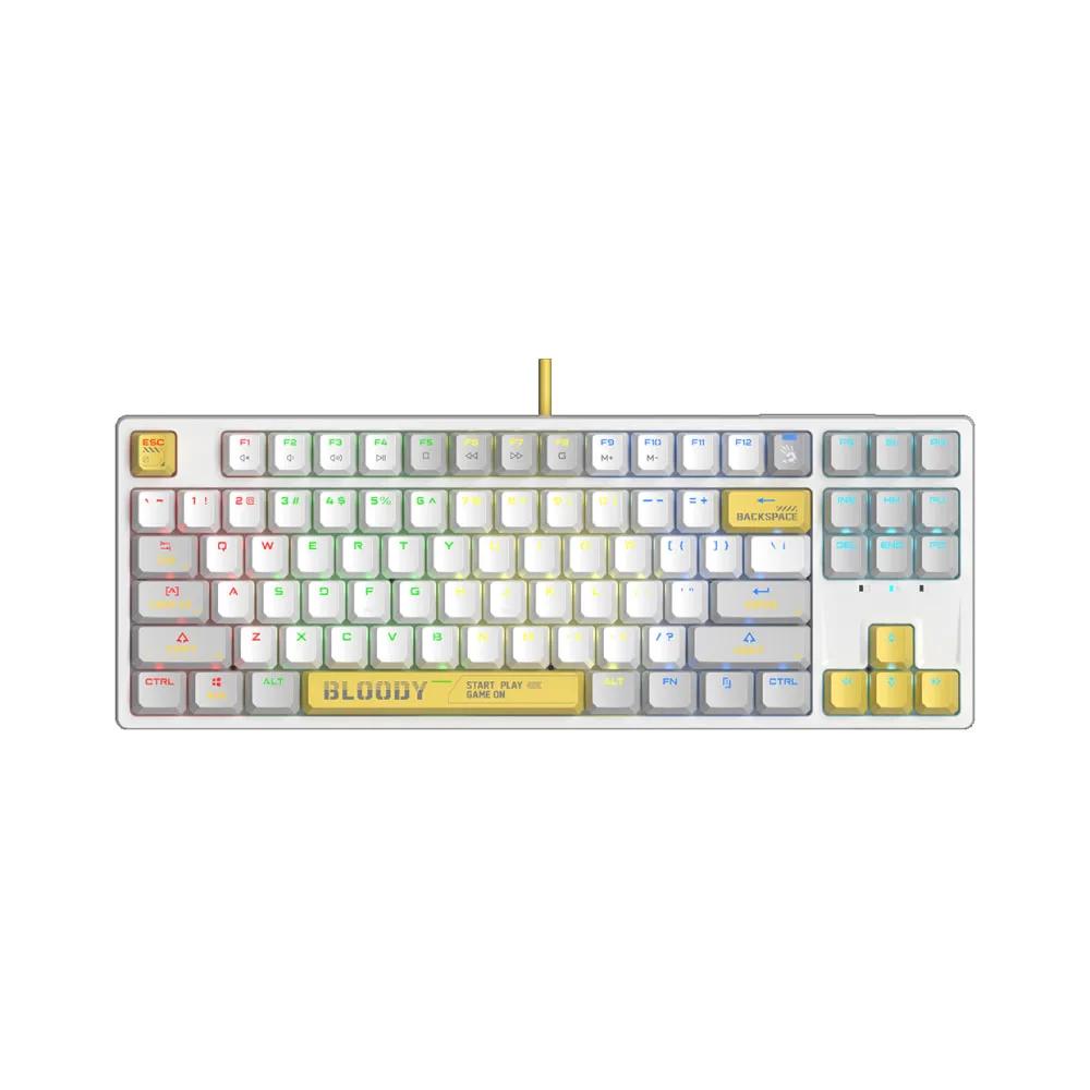 Bloody S87 Mechanical Keyboard Energy White