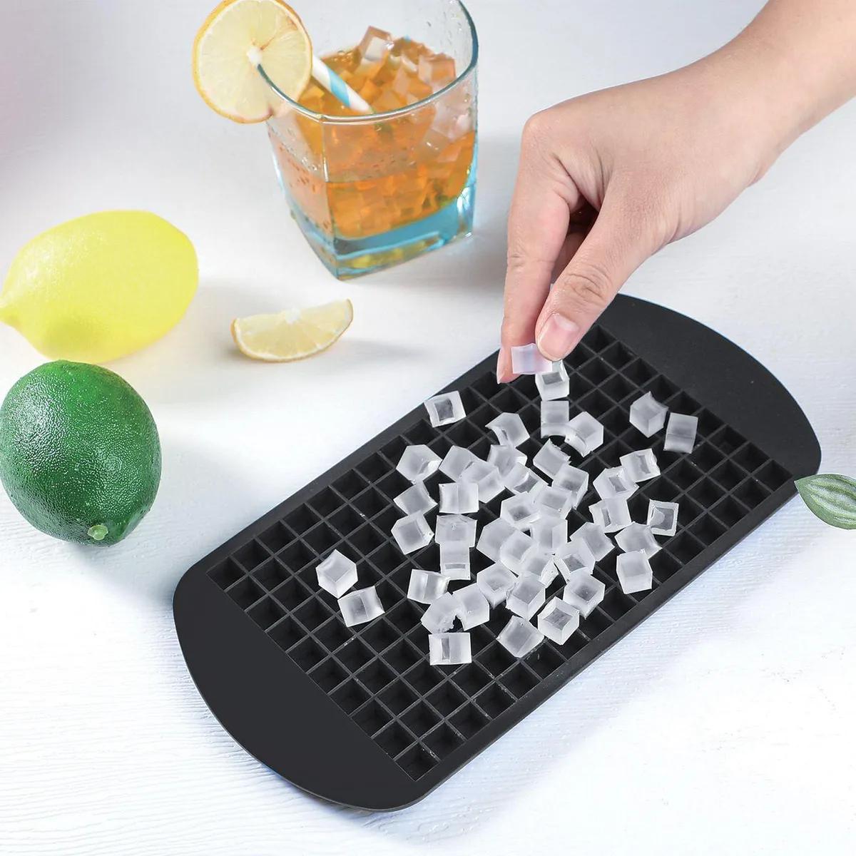 Silikoni kube akulli mini katror i zi 160 vende 24x12x1cm