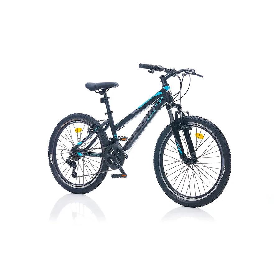 Corelli Bicikl Swing 3.1.24 ALU BLACK-GREY-Turquoise