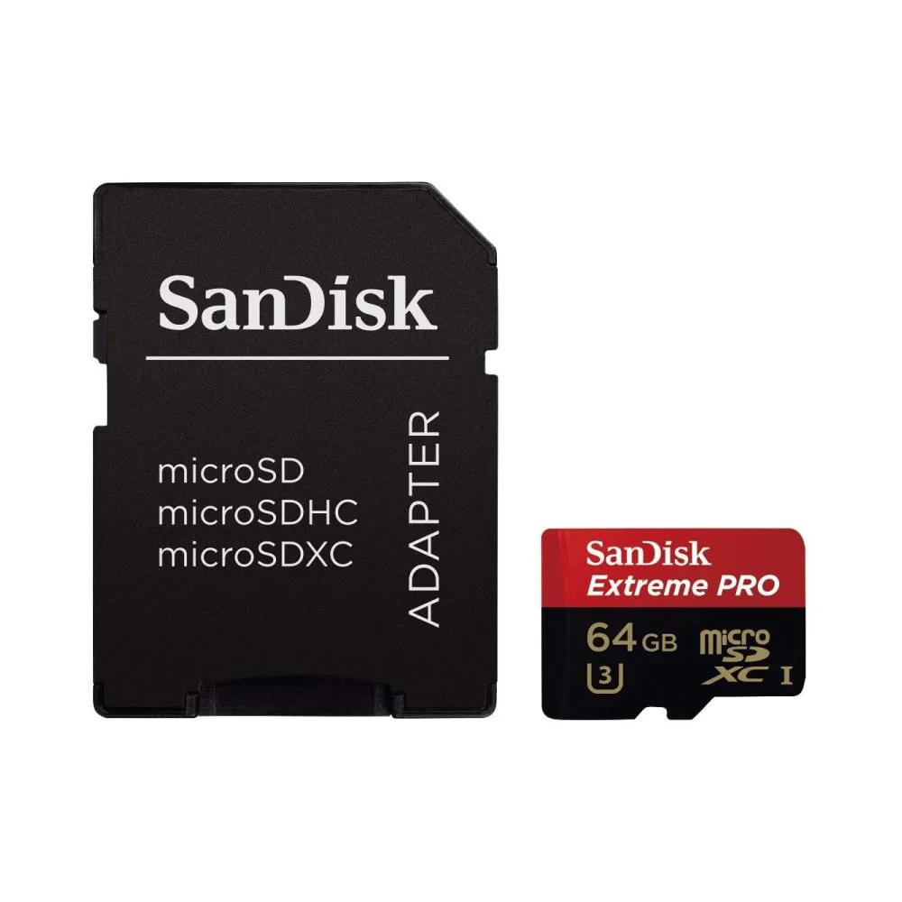 Extreme Pro Micro SD + Adapter 64GB