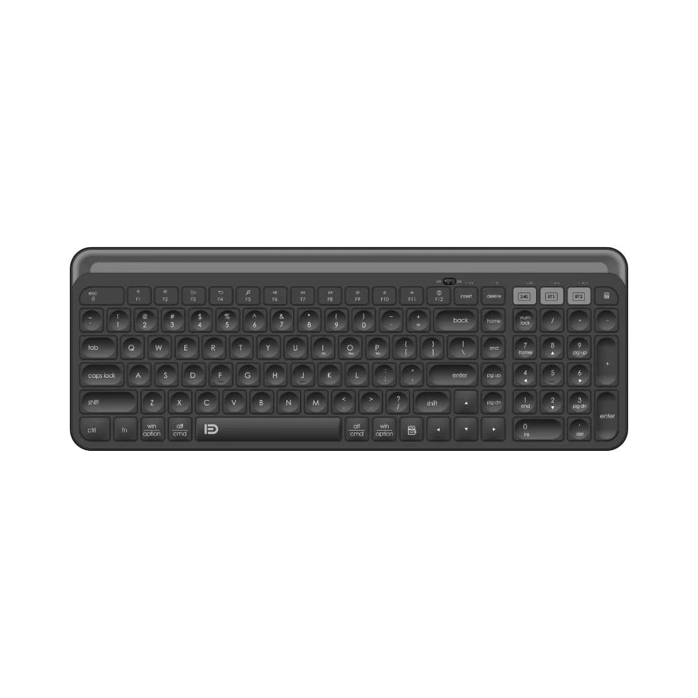 FD Wireless Keyboard K912T Black