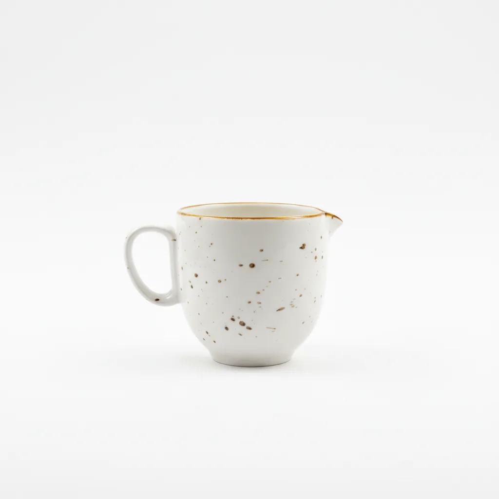 Filxhan Qumeshti / 265ml / Porcelani / Bardhe - Gold