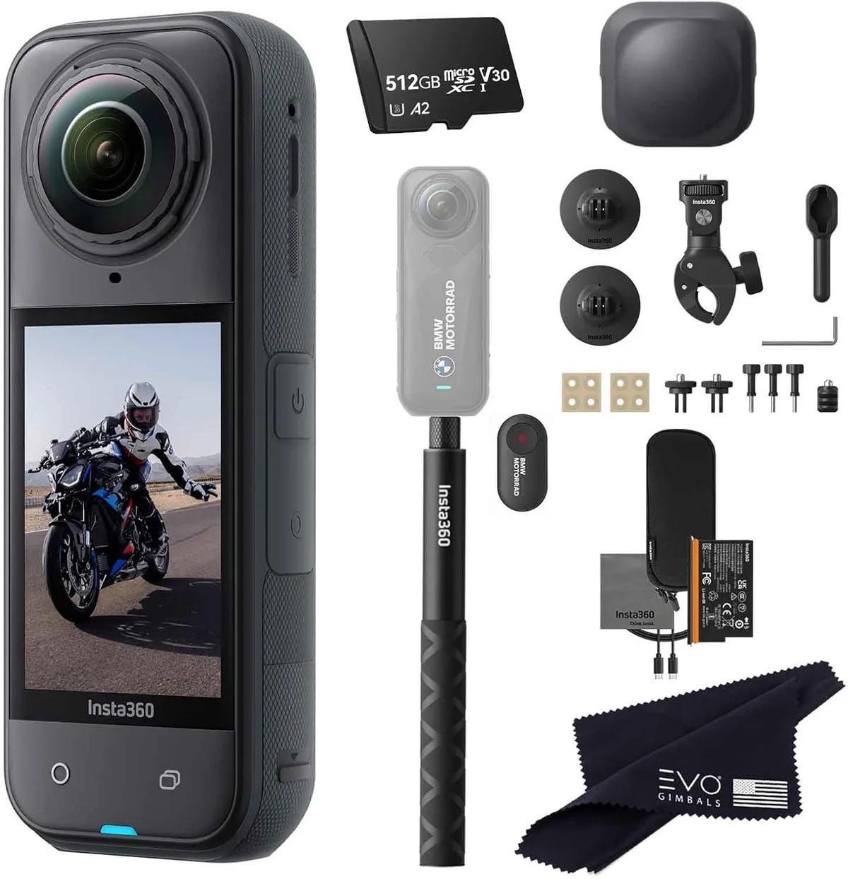 Insta360 X5 Motorcycle Black