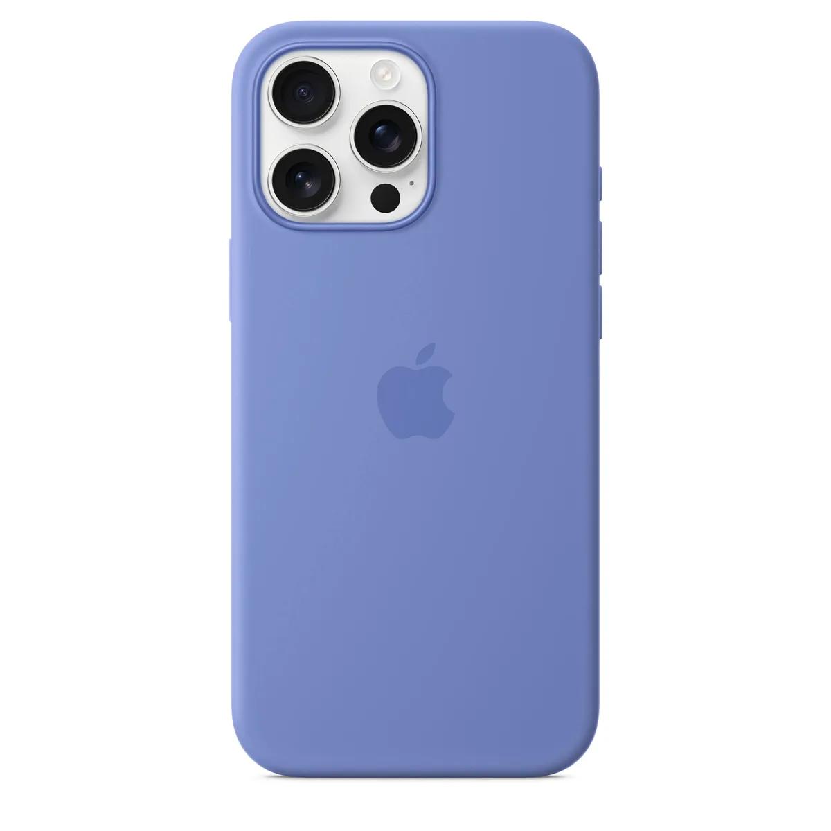 Apple iPhone 16 Pro Max Silicone Case with MagSafe – Periwinkle