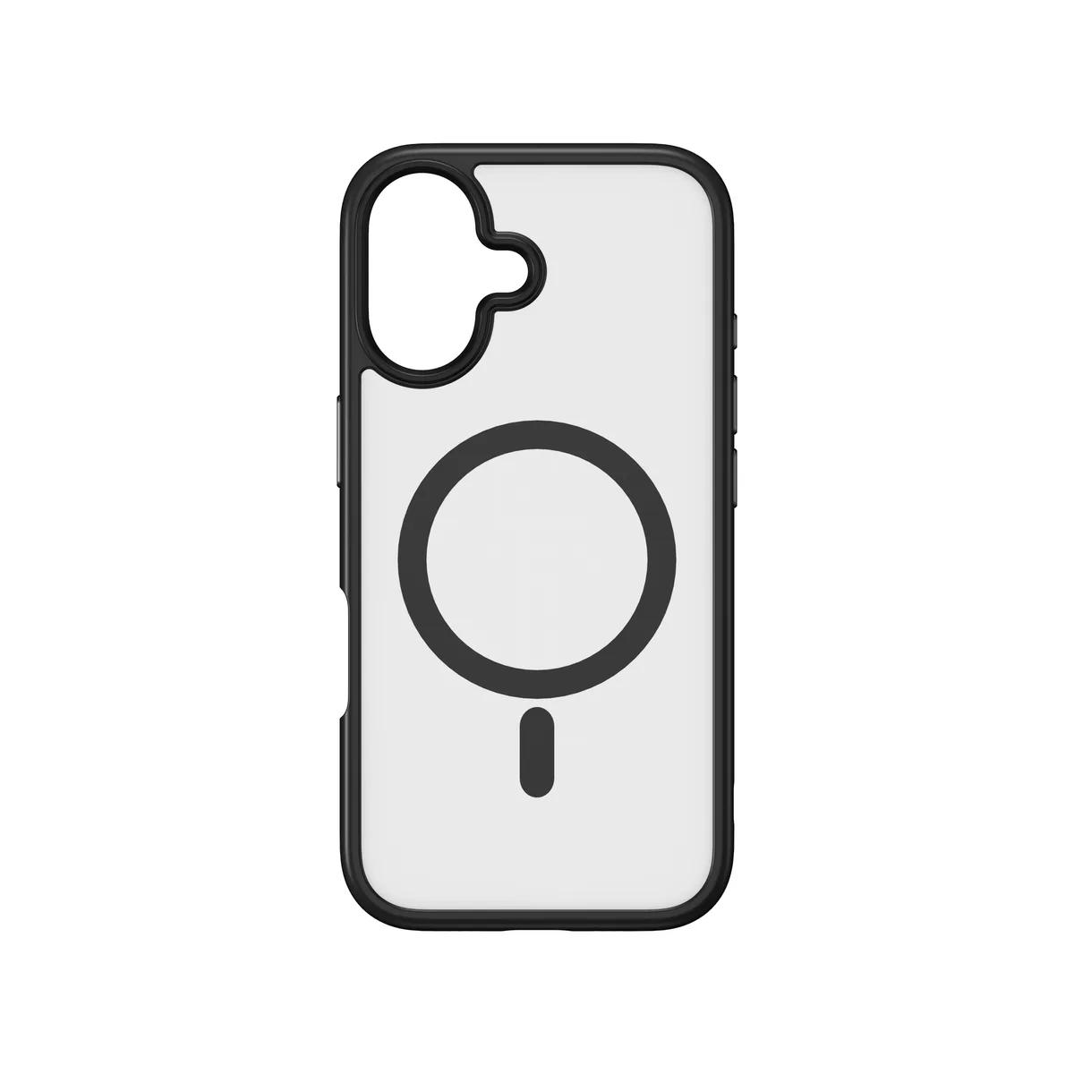 iStorm essentials iPhone 16 Magnetic Silicone Case Black