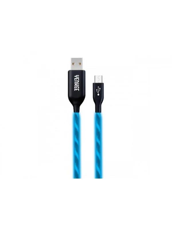 Kabell Karikimi LED USB MICRO 1 M YCU 231 BE BLU