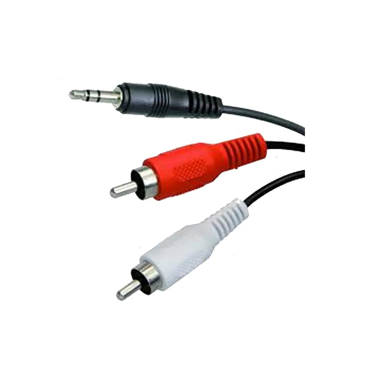 Kabell VALUE JACK 3.5 MM 2xRCA 5M - R&R Computer Services