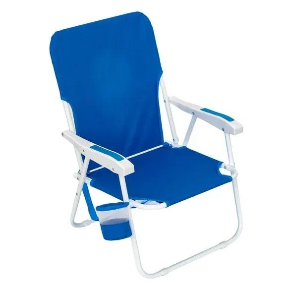 Karrige plazhi blu e palosshme 58x56x74cm