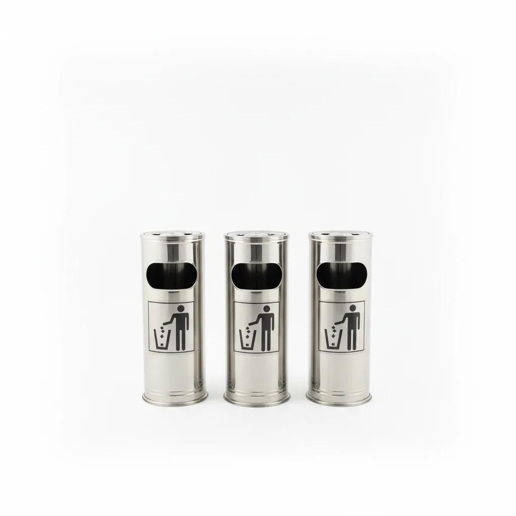 Kosh mbeturinash/cigare/set 3 cope