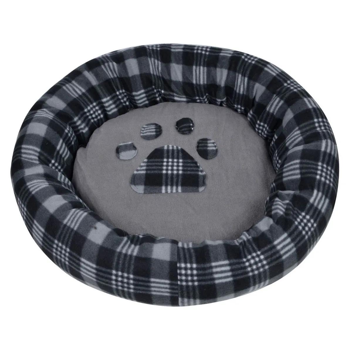 Krevat Qeni Gri 60cm Rrumbullak