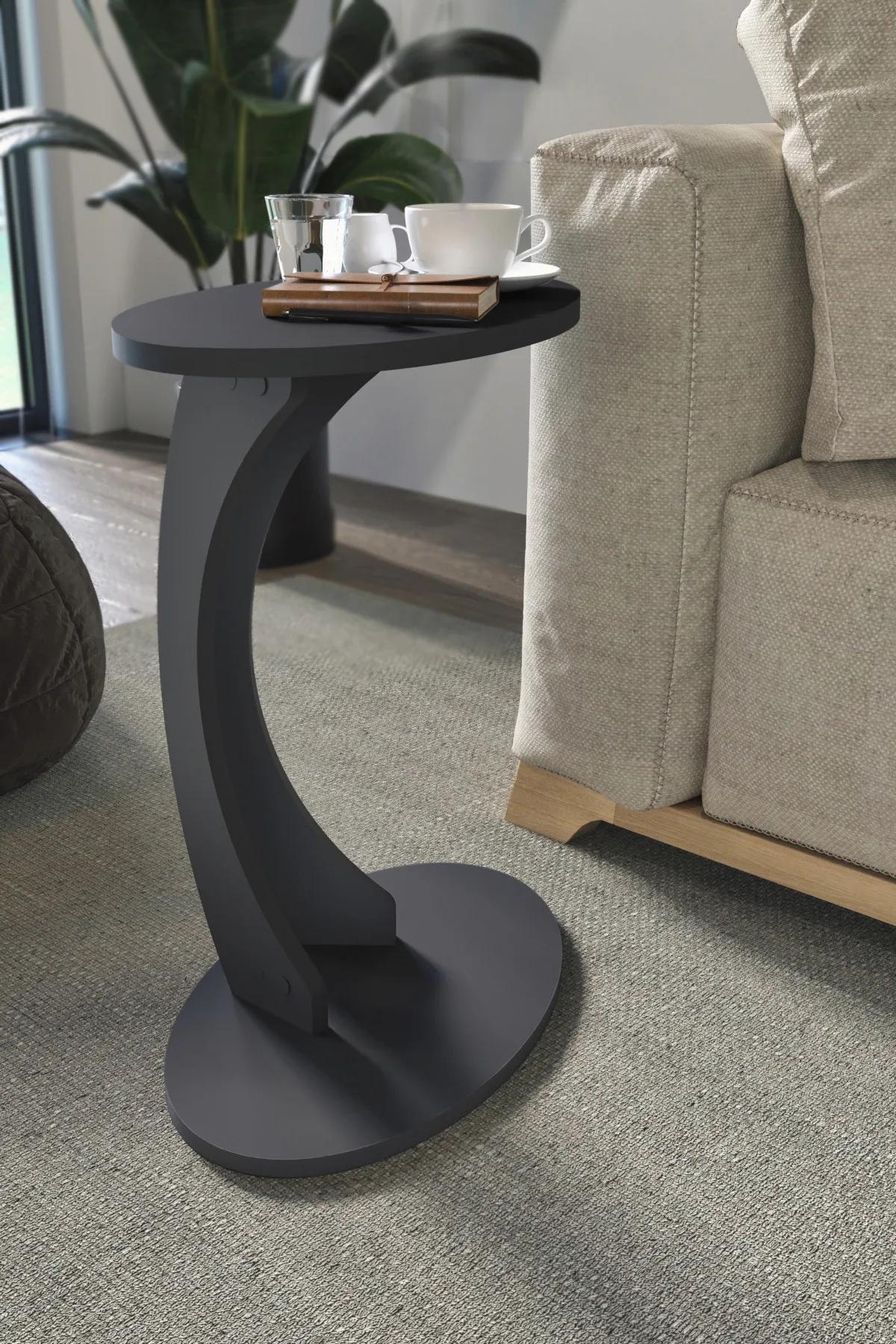Mobilje Ellipse SIDE TABLE Anthracite