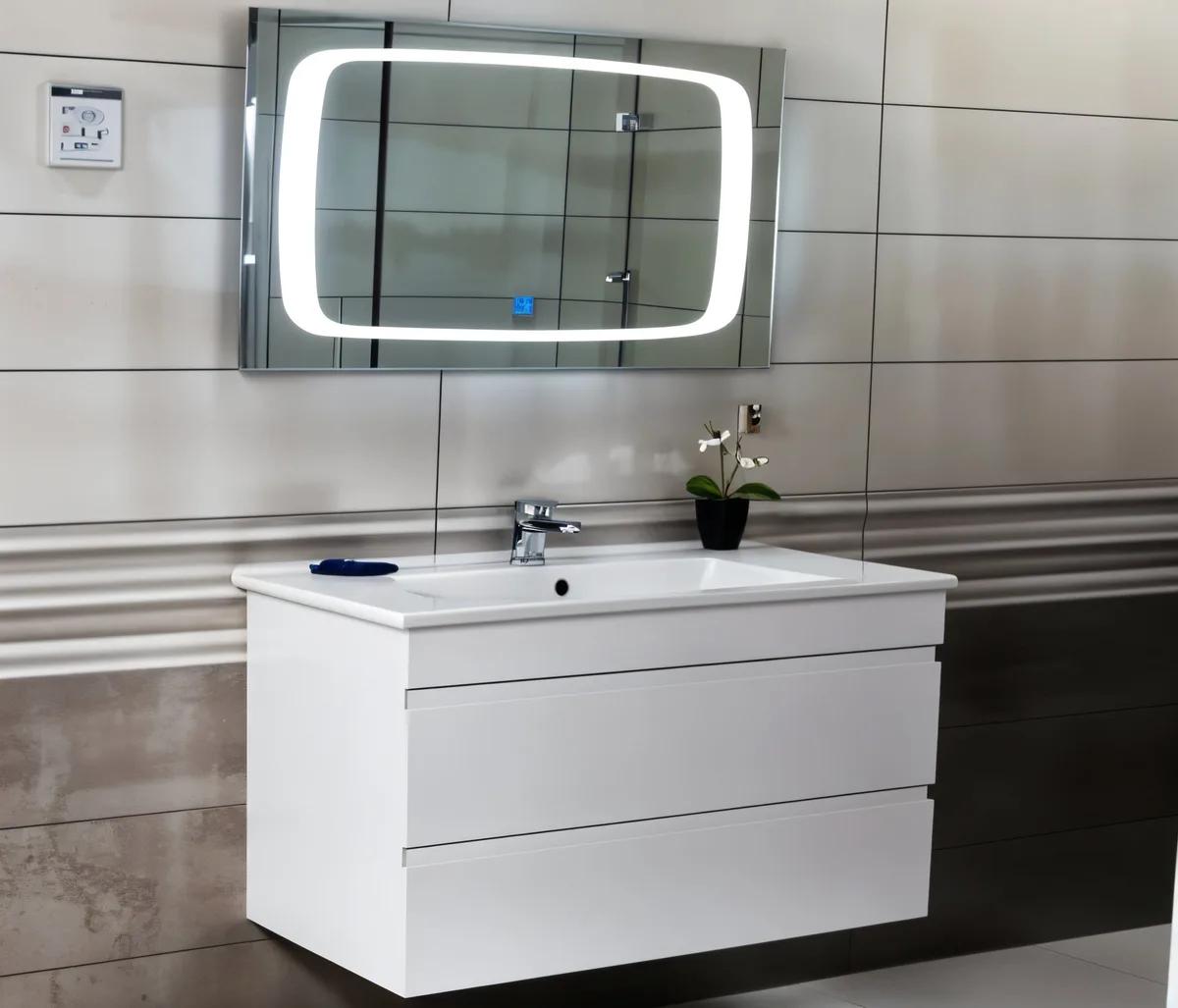 Mobilje Hidrosanitare Modeli ARTE WHITE GLOSS 75x45cm