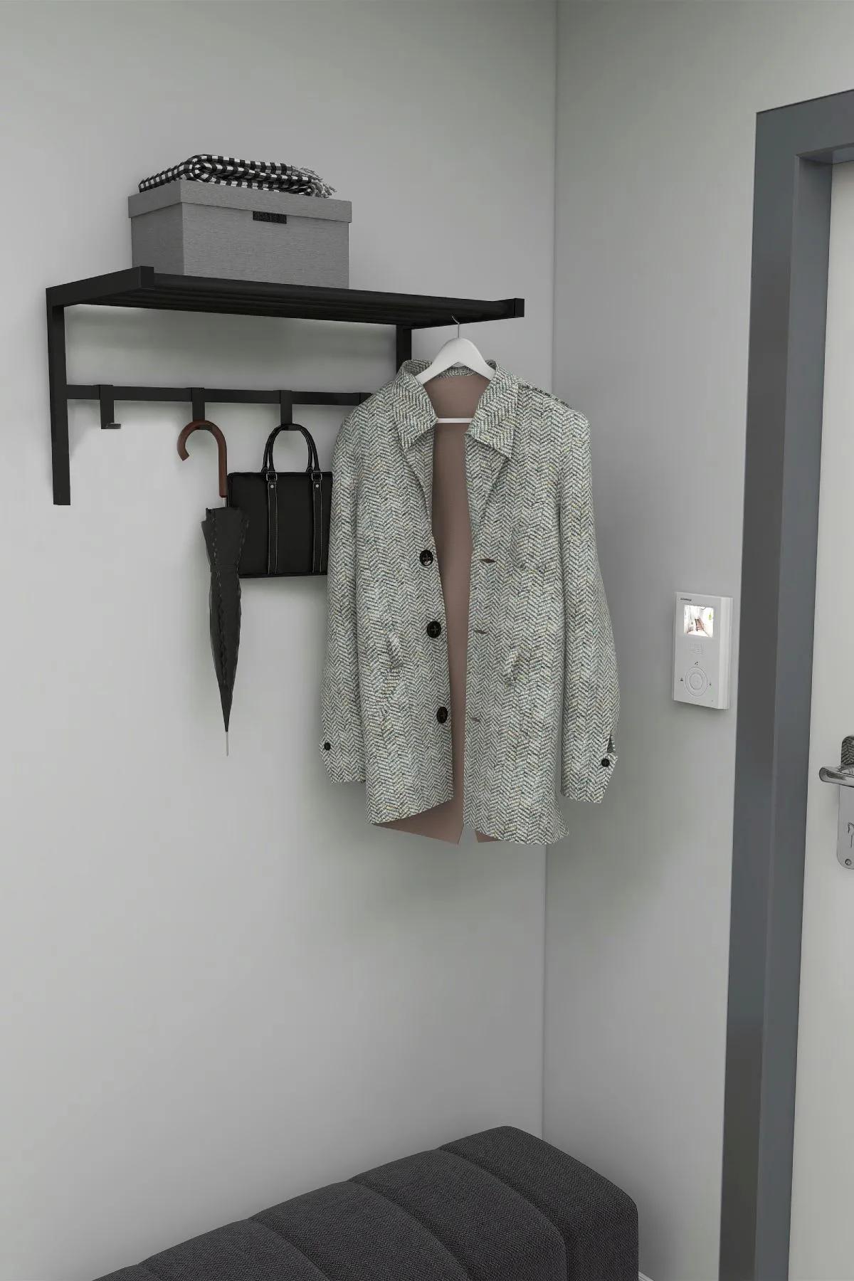Mobilje METAL COAT Hanger - BLACK
