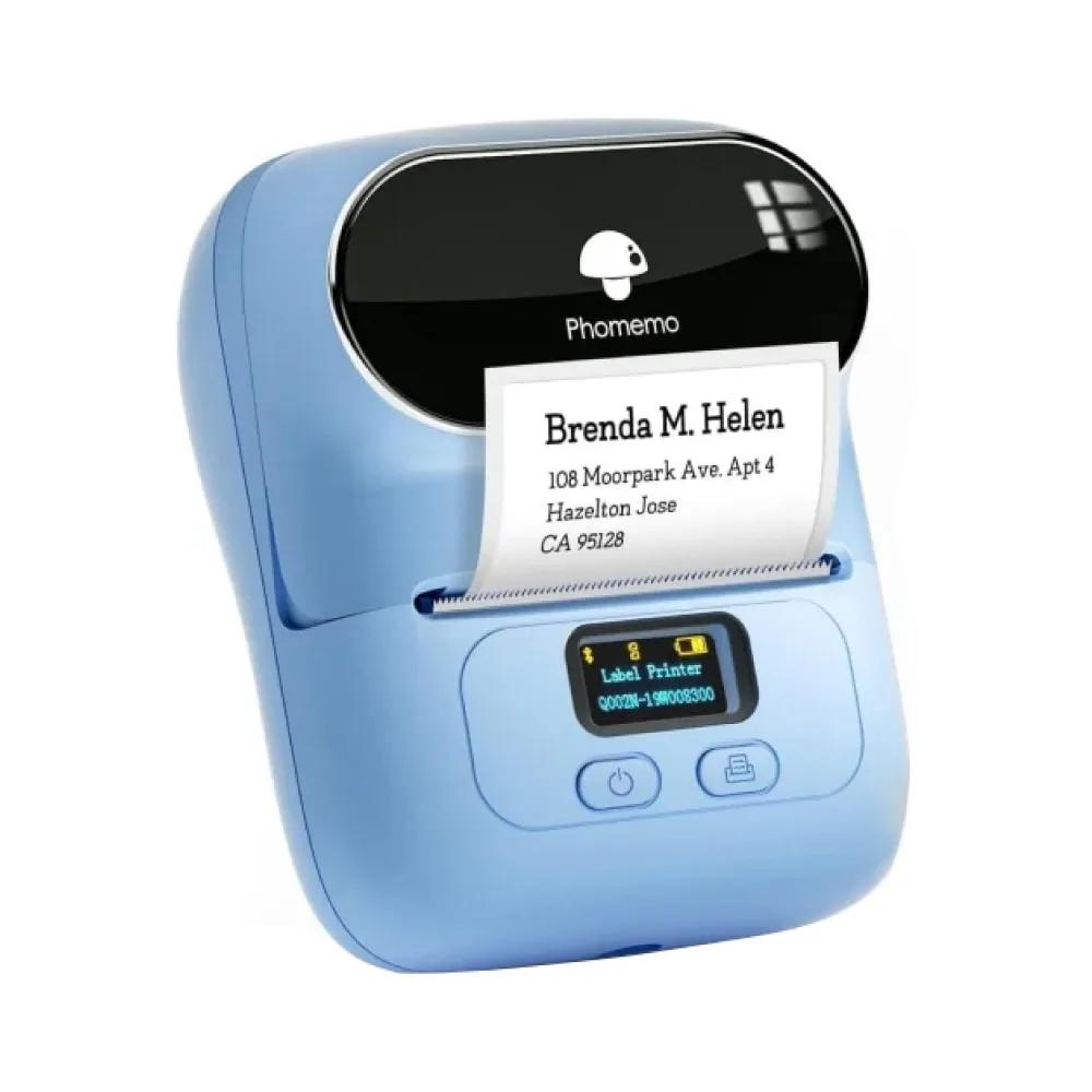 Phomemo M110 Bluetooth Label Printer Blue