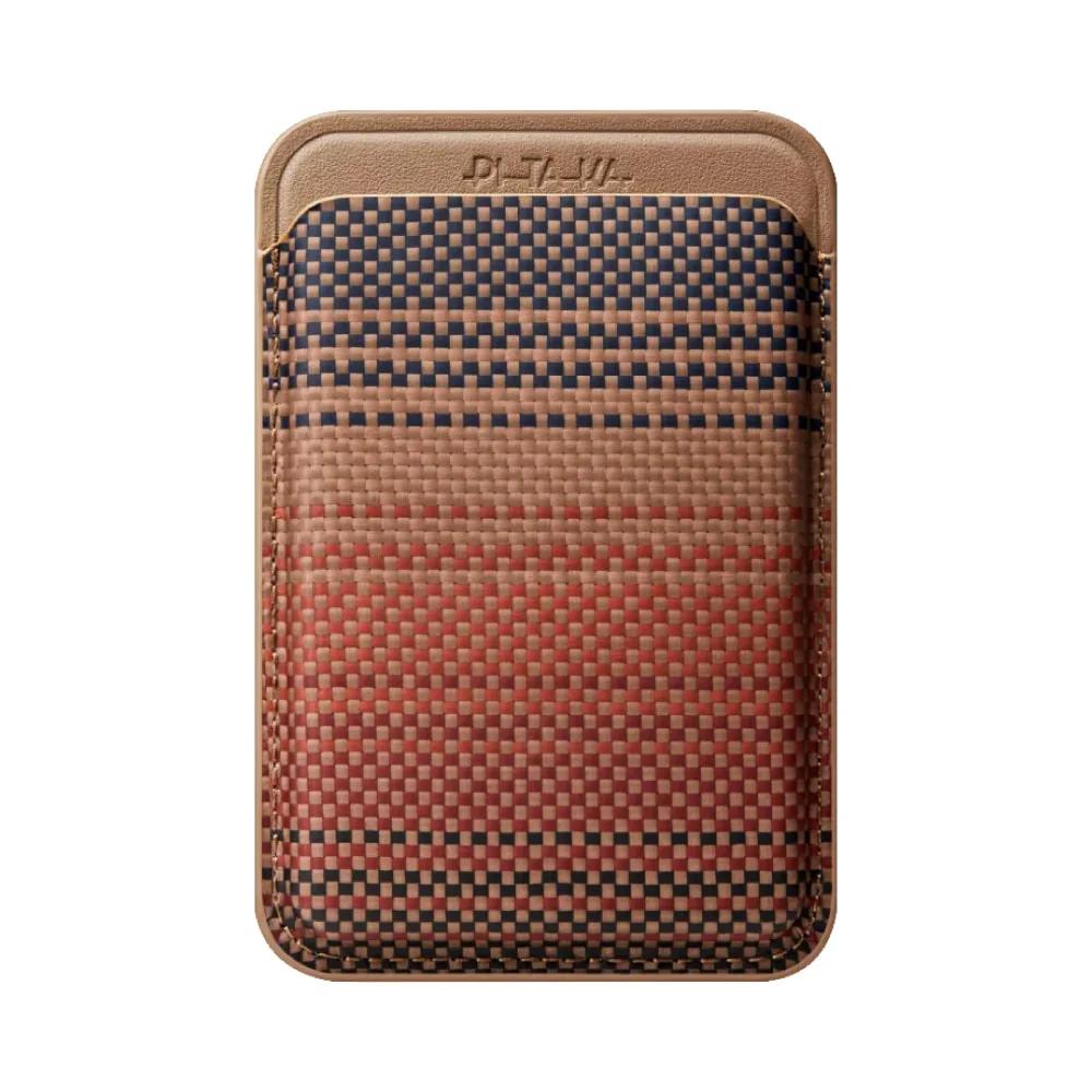 Pitaka Magnetic Woven Wallet Sunset
