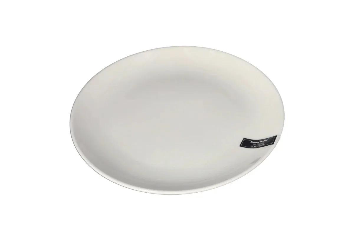 Pjate / 27x27x3cm / Porcelan / Rreth i Bardhe