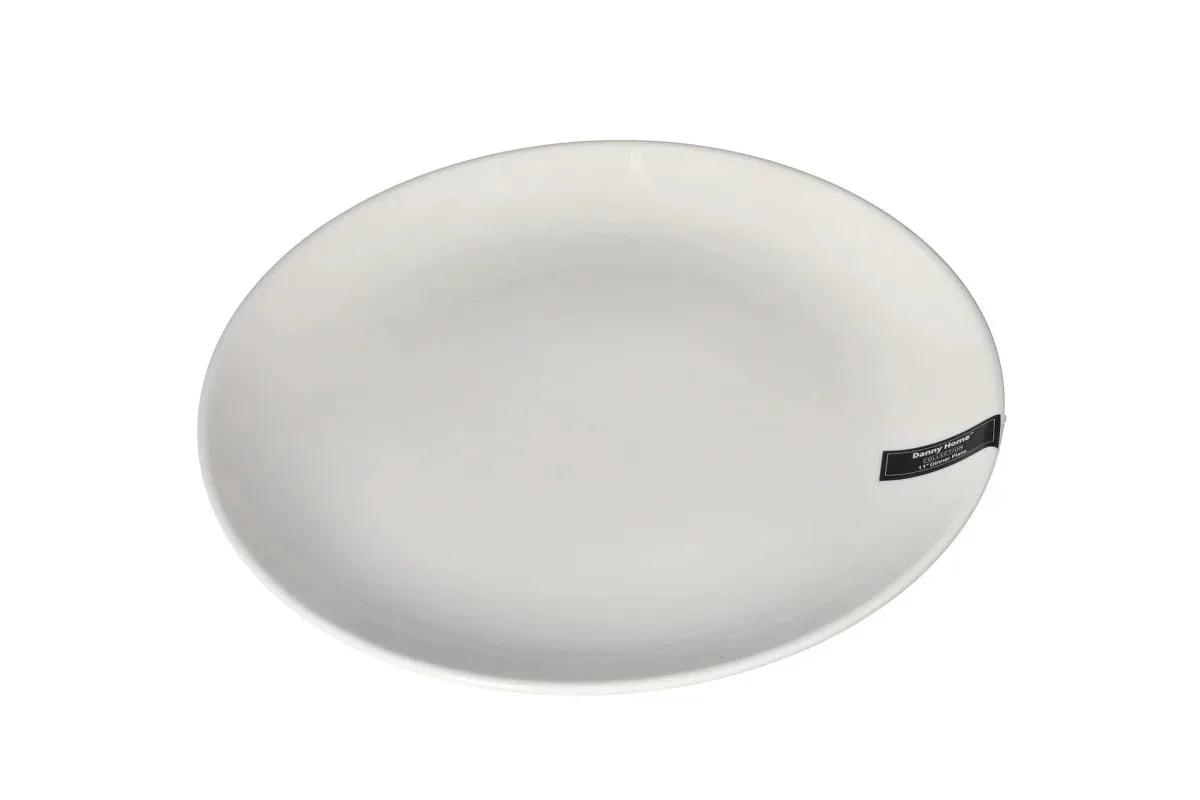 Pjate / 28x28x3cm / Porcelan / Rreth i Bardhe
