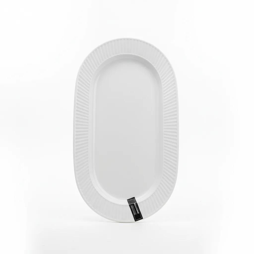 Pjate / 35cm / Bardhe / Porcelan / Ovale