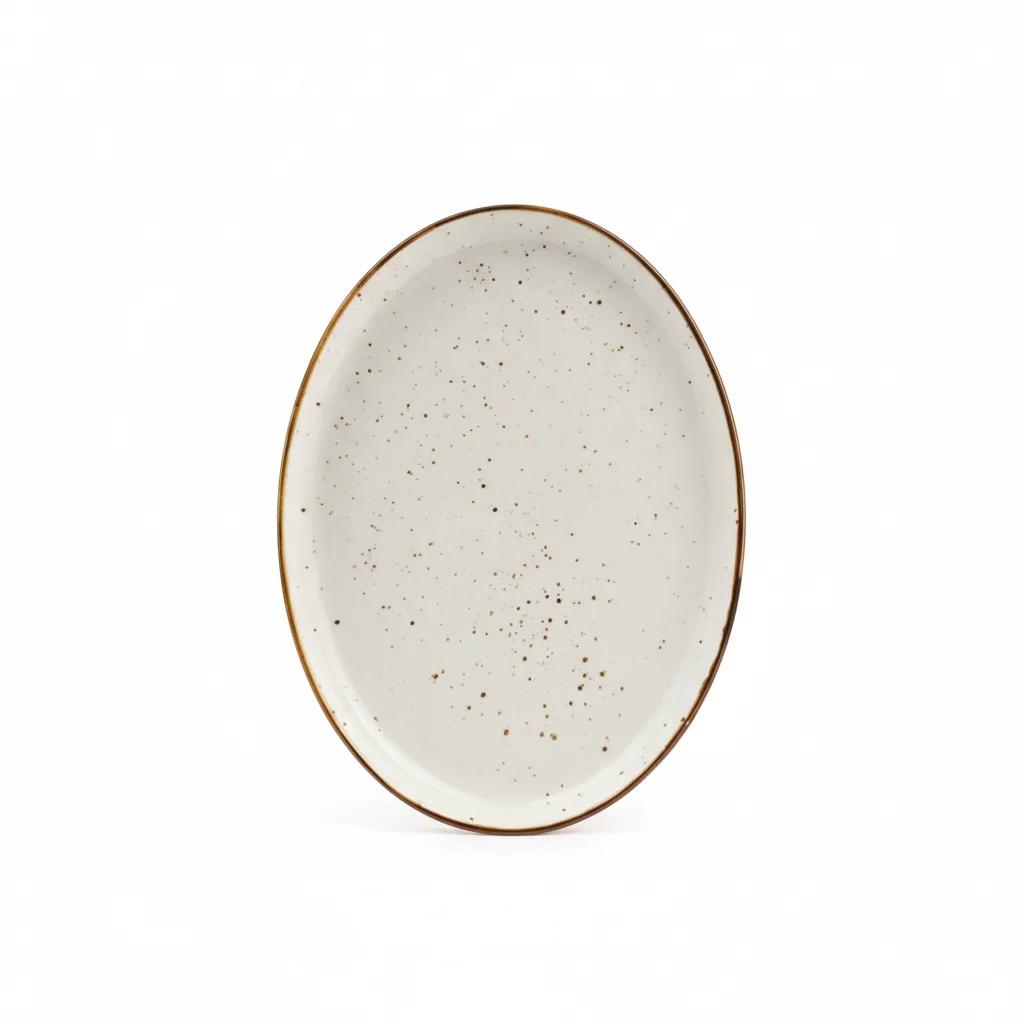 Pjate / Bardhe - Gold / Porcelan