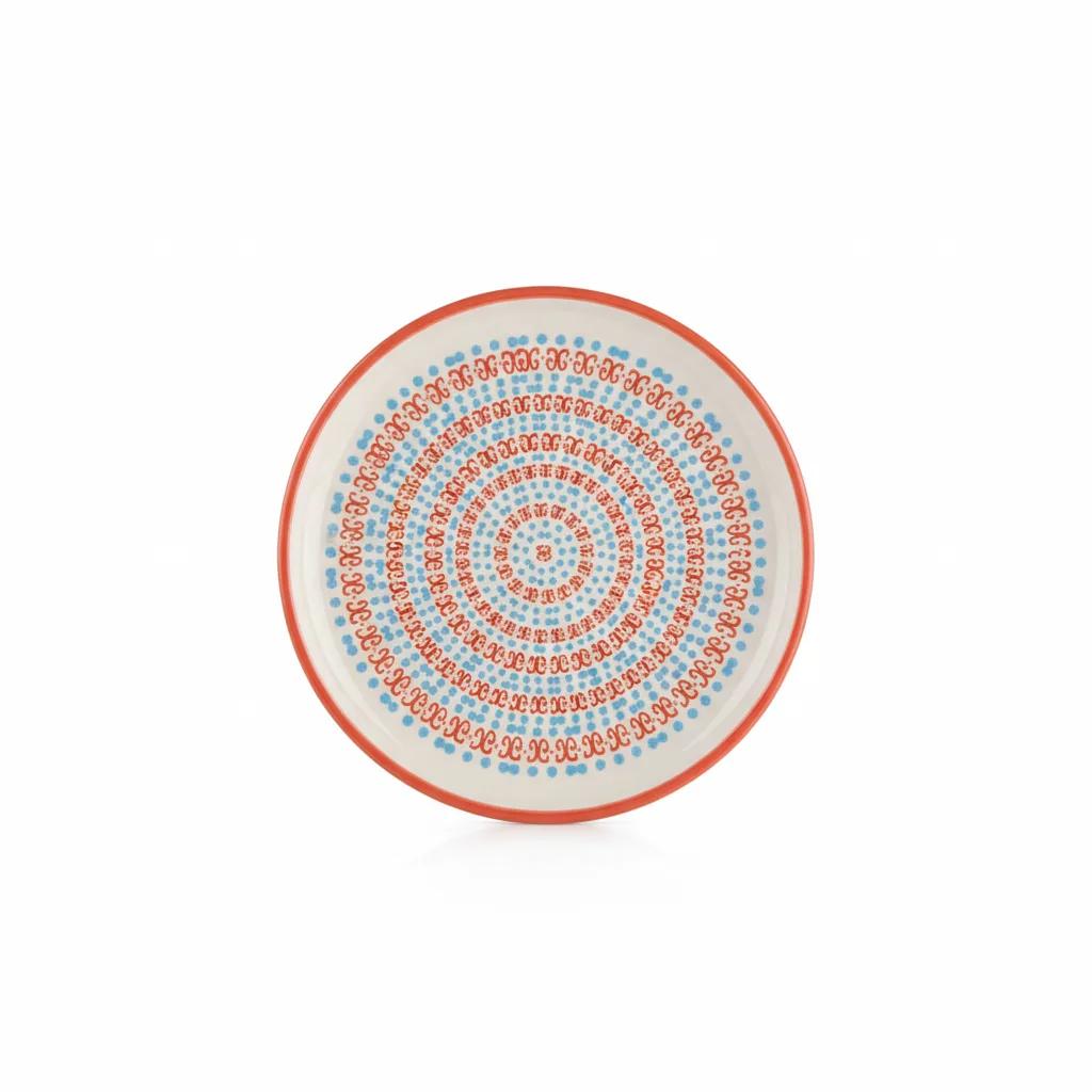 Pjate embelsire / 15cm /Kuqe - Blu / Porcelan