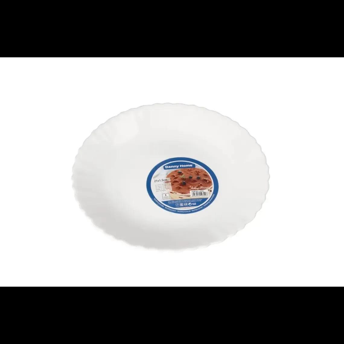 Pjate Embelsire / 21x1.5cm / Bardhe / Qelq Opal