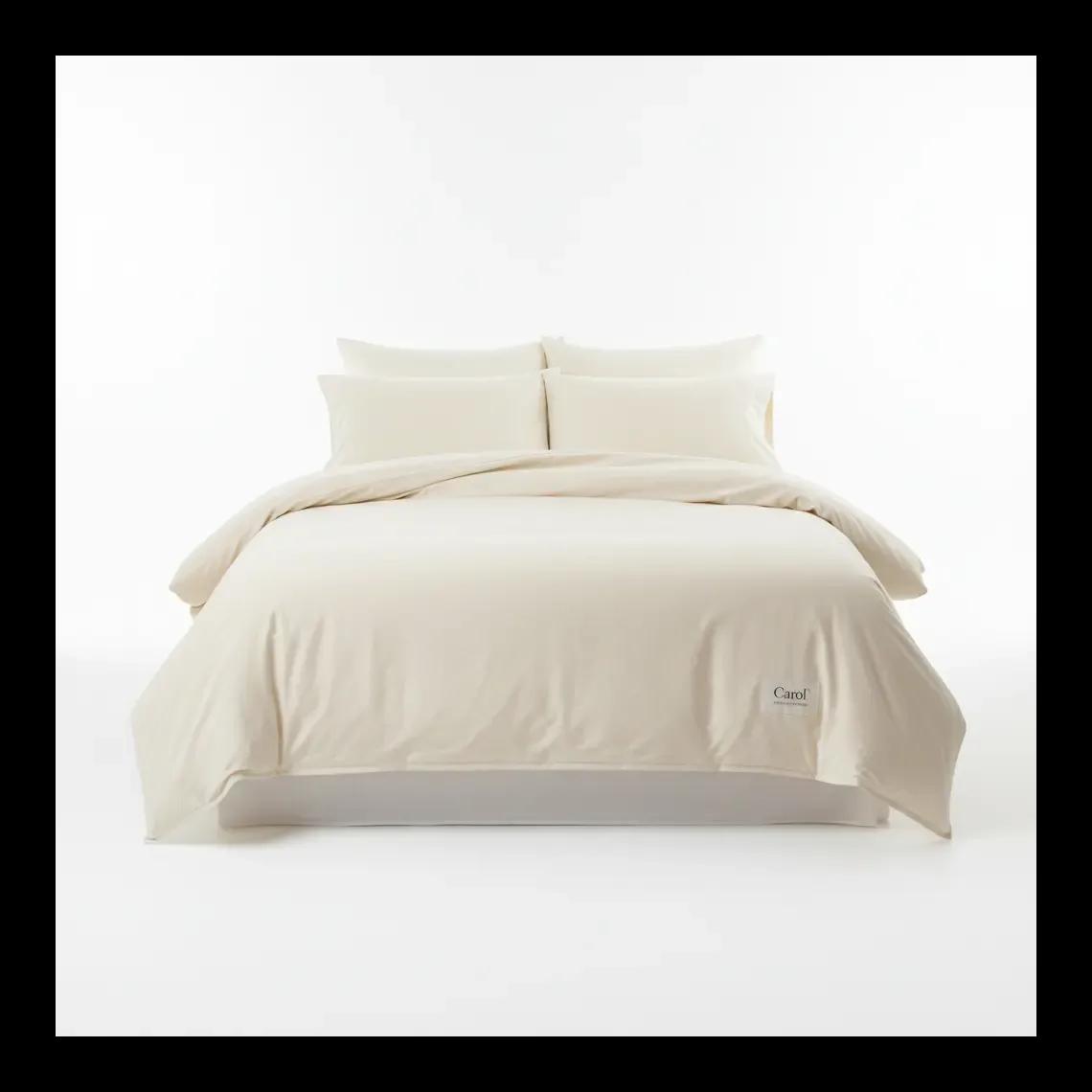 Set Carcaf Washed Cream 200x220