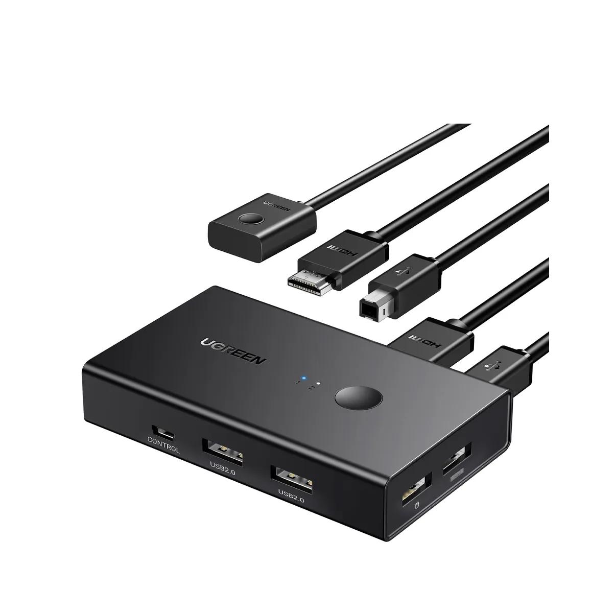 Ugreen HDMI KVM Switch 2-in-1 OUT - R&R Computer Services