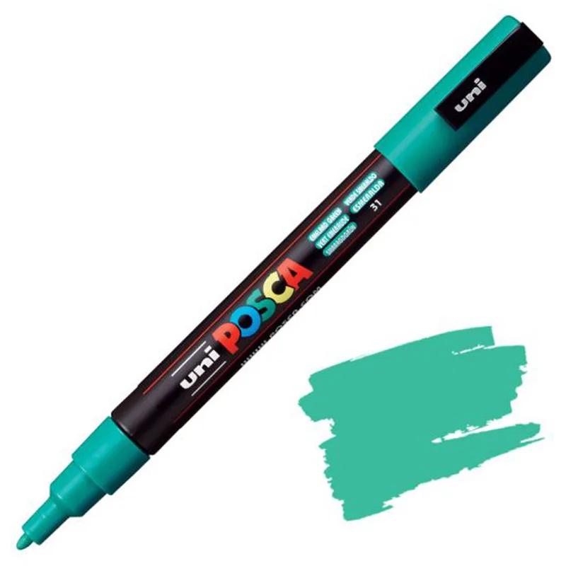 UNI Marker POSCA PC-3M 0.9-1.3 MM Emerald GREEN