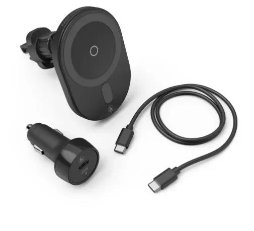 Wireless punjac HAMA MagChargeCarFC15 crni