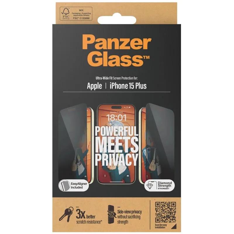 Xham PanzerGlass iPhone 15+ Privacy