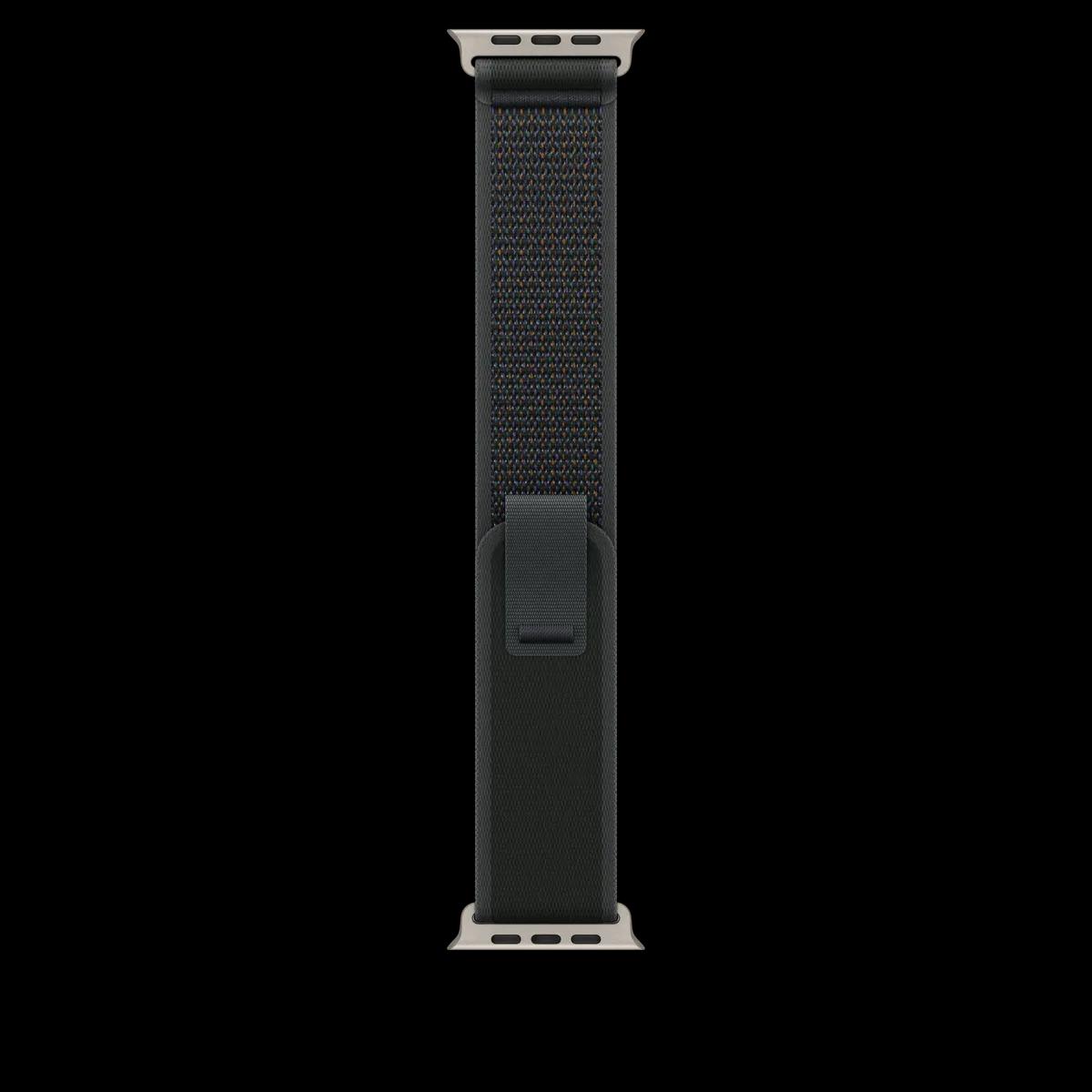 49mm Black Trail Loop - S/M - Natural Titanium Finish