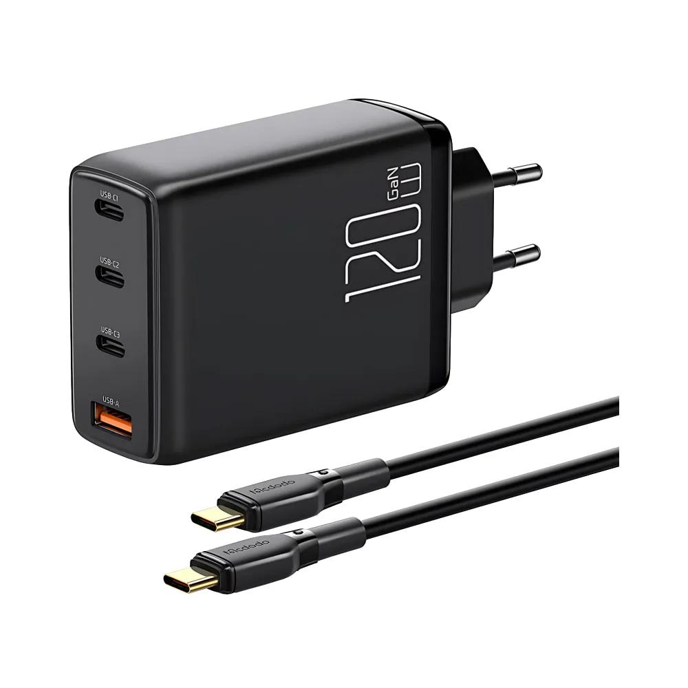 mcdodo-gan-120w-4-port-charger-set