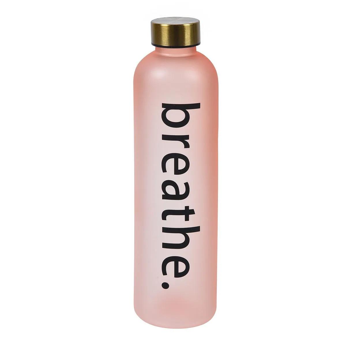 Shishe uji sportive plastike ngjyrë koral 1 lt