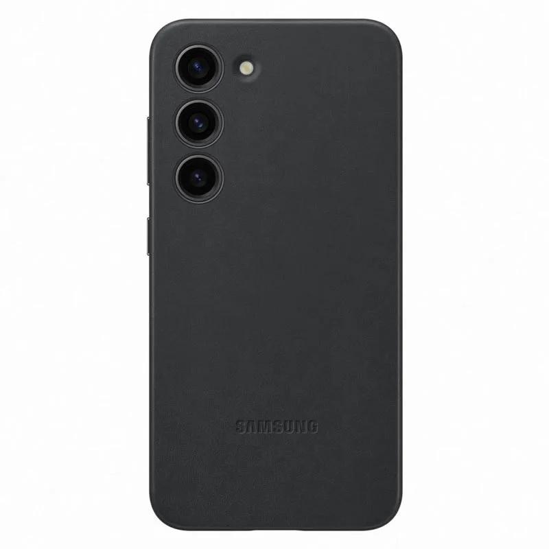 COVER Samsung Galaxy S23 Leather BLACK
