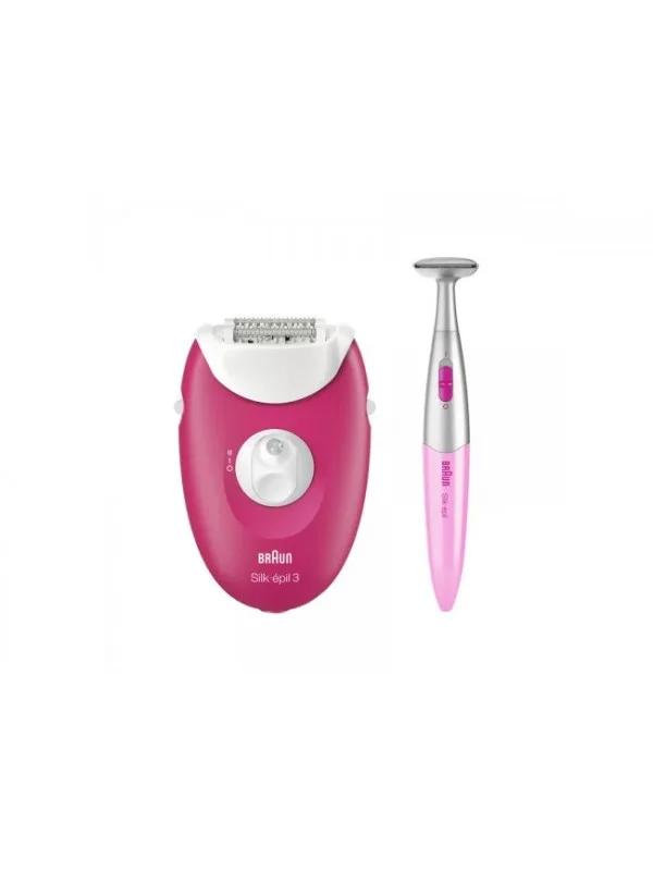 Depilator BRAUN SE 3420 + Bikini Trimer RED LEG