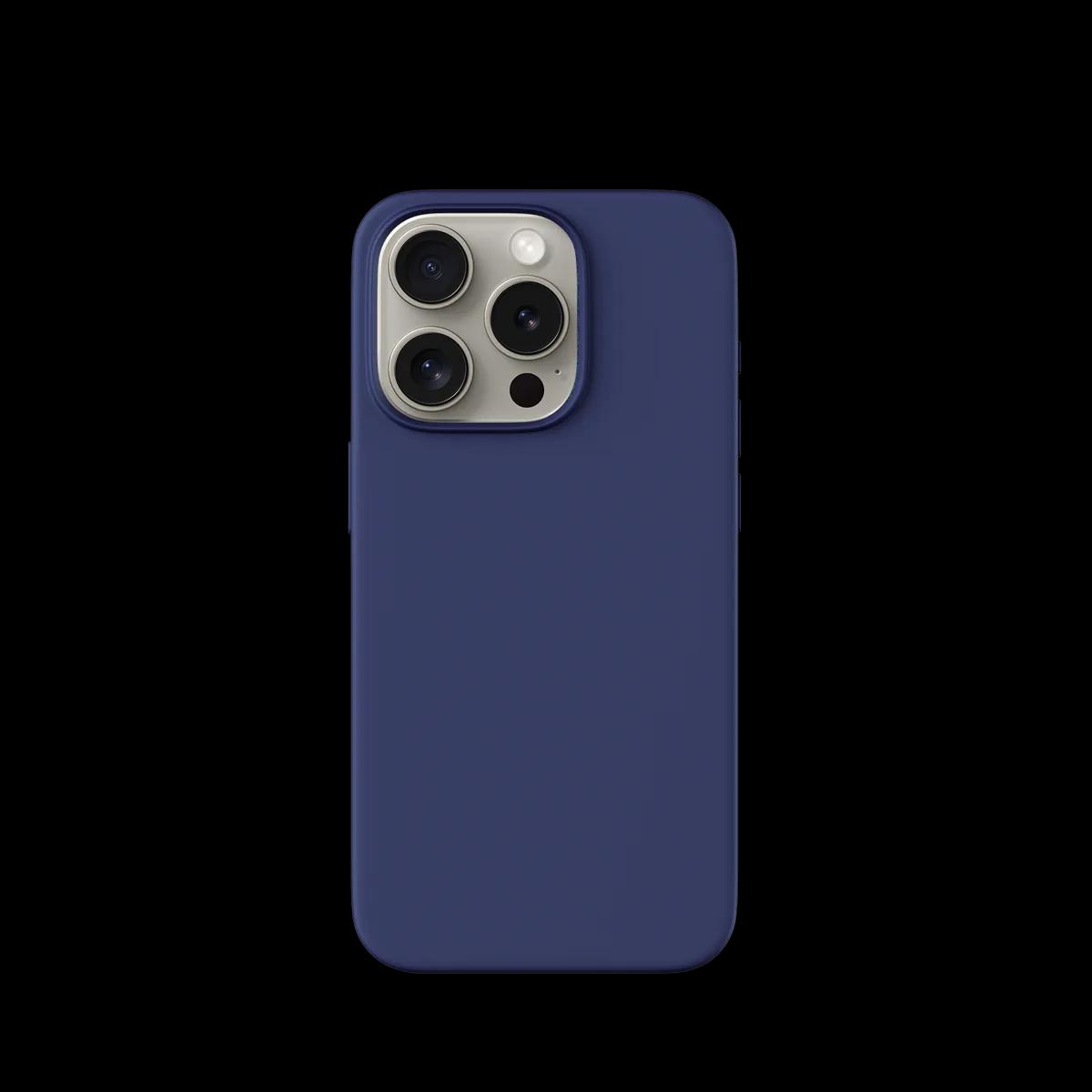 EPICO Mag+ Silicone Case Pro - Petrol Blue - iPhone 16 Pro