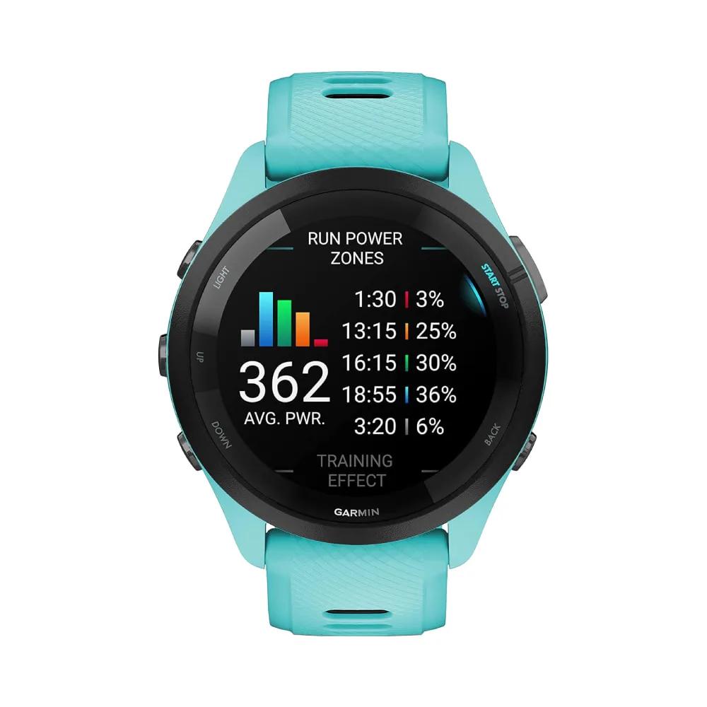 Garmin Forerunner® 265 Running Watch Aqua