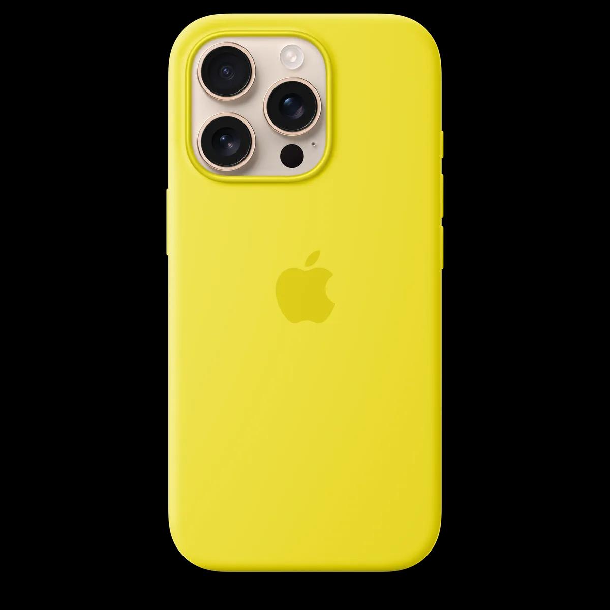 Apple iPhone 16 Pro Silicone Case with MagSafe - Star Fruit
