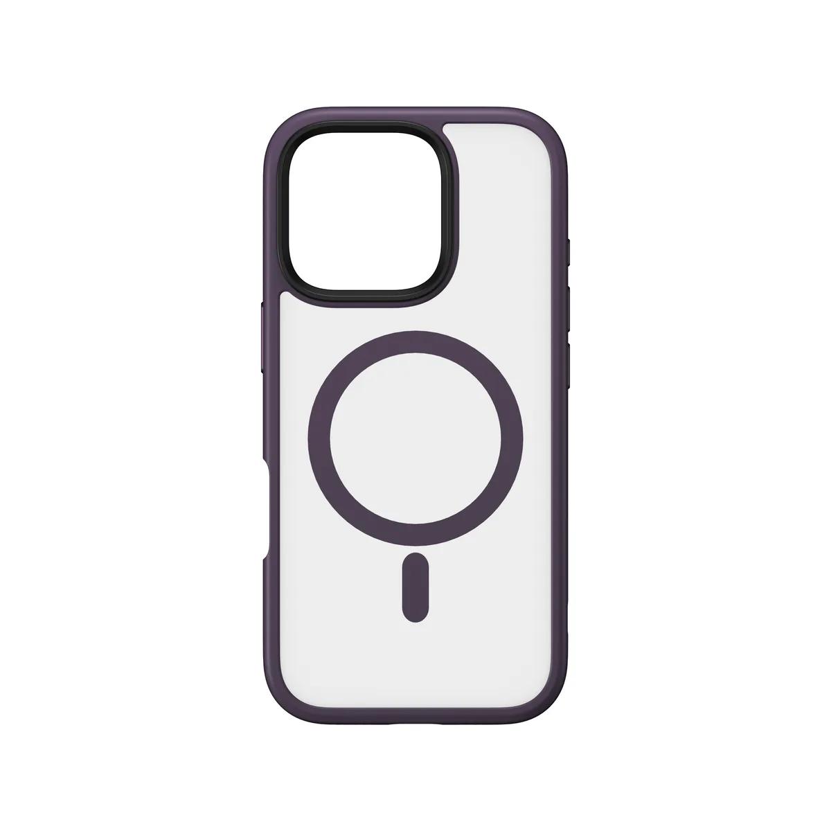 iStorm essentials iPhone 16 Pro Max Magnetic Silicone Case Deep Purple