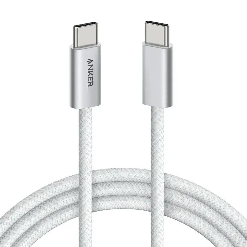 Kabl Anker Zolo USB-C to USB-C Cable (1m, 240W) bijeli