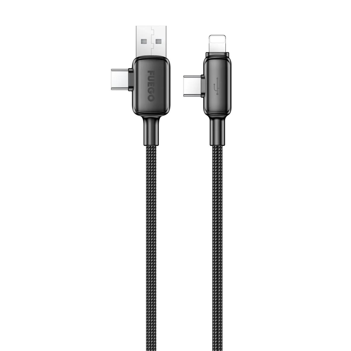 Kabl Fuego FG181(multiple plugs) 1m crni