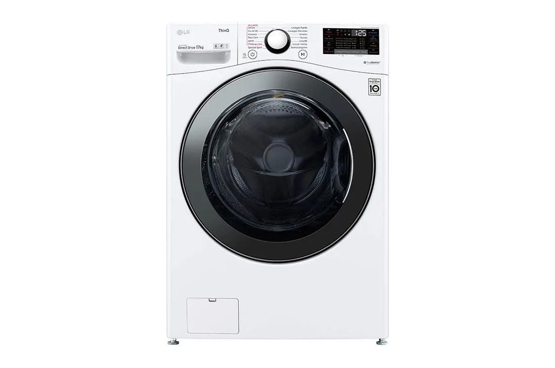 Lavatrice LG F1P1CY2W 17kg AI DD | Serie P1 Classe E | 1100 rpm TurboWash Wi-Fi | White