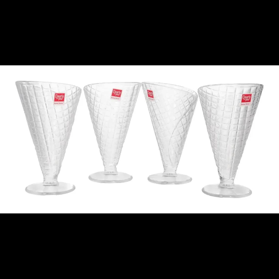 Gote Akullore / Set 4 cope / 9.5x18.5x7.5cm