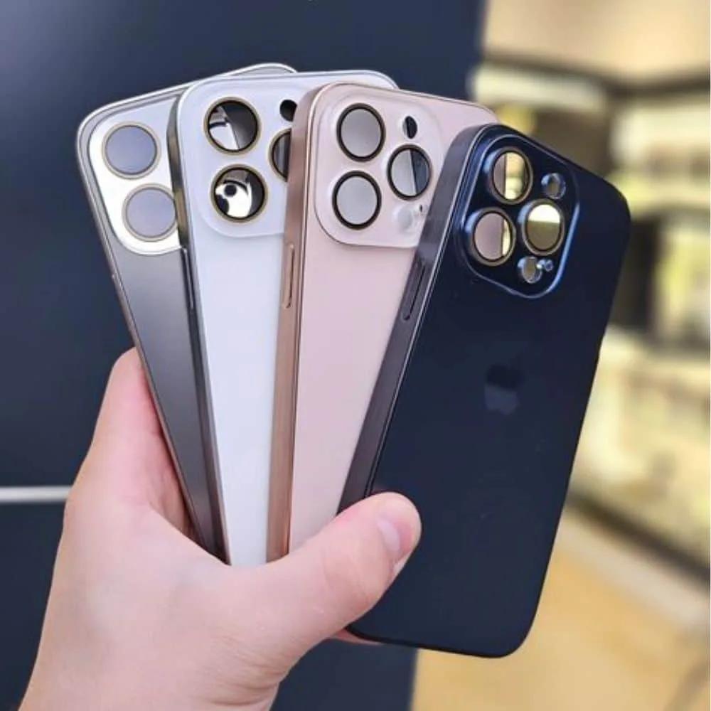 Titanium AG Glass Case za iPhone 15 Pro / Pro Max
