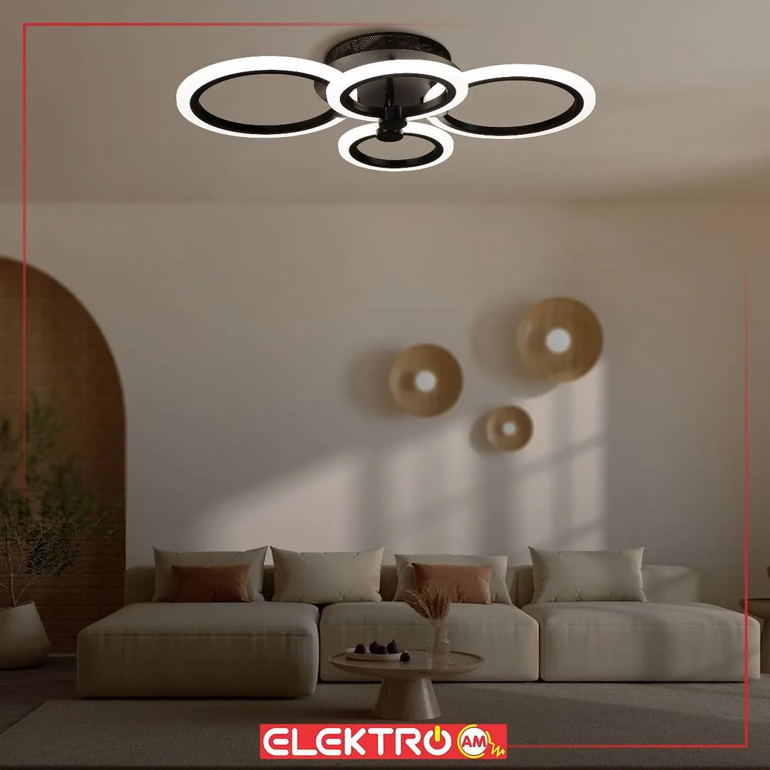Abazhur LED tavani MX2374- BK