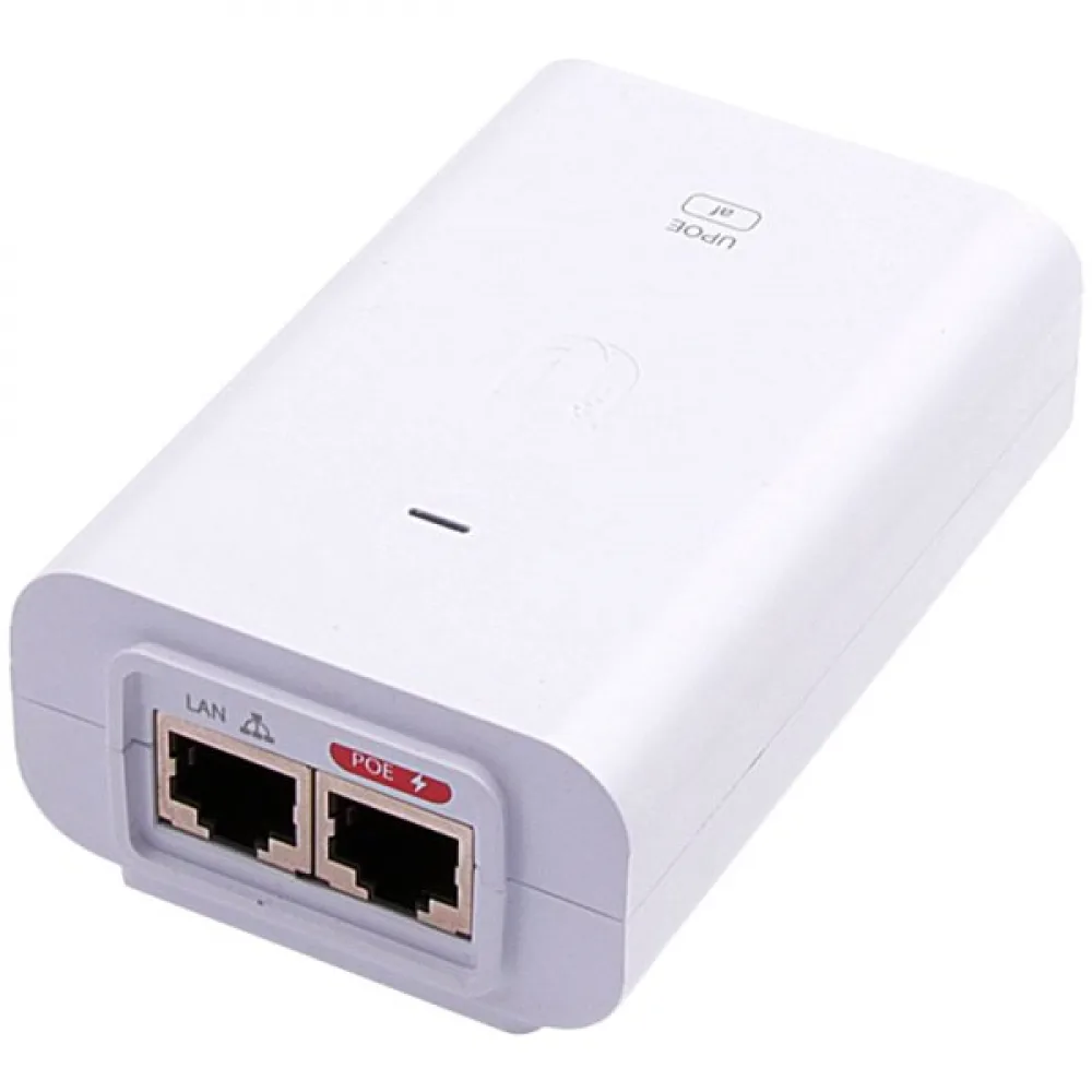 Adapter PoE Injector , Ubiquiti 48V/0.32A , 802.3af Supported (up to 1