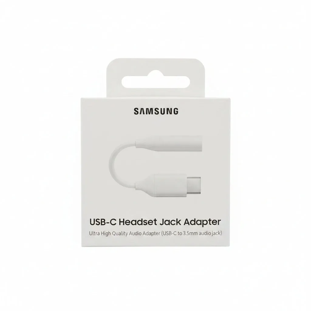 Adapter Samsung USB-C to 3.5mm Jack , 0.1m , White , EE-UC10JUWEG