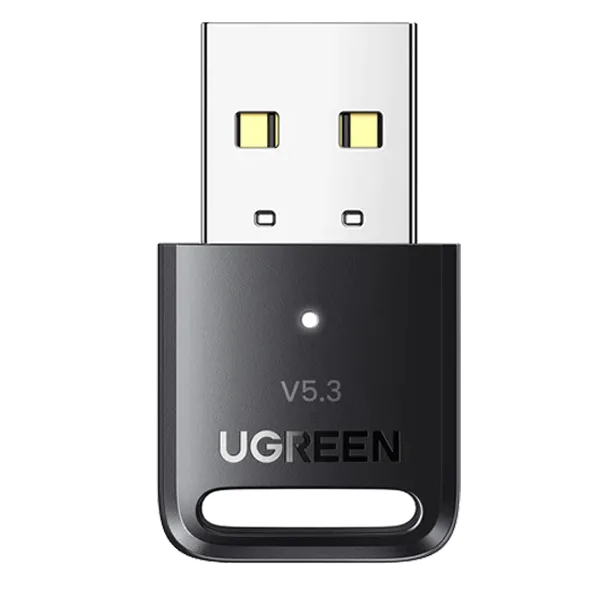 Adapter Ugreen Bluetooth 5.3 USB-A , Plug and Play , 3cm , Black , 902