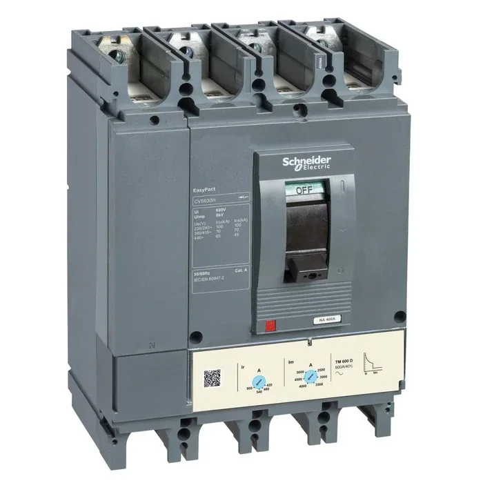 AES 3P 400A – Ndërprerës Schneider Electric EasyPact CVS400B LV540309 – 400 A, 36 kA, 3P, njësia TM-D