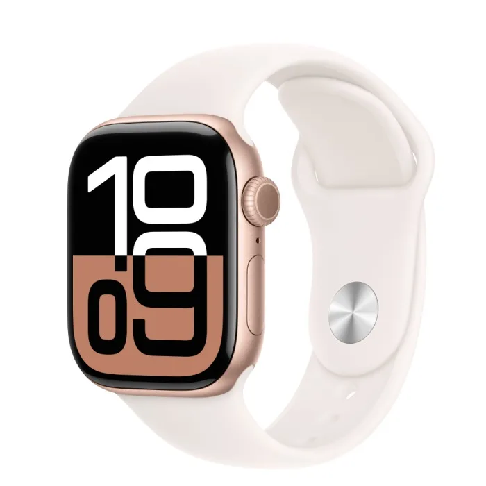 Apple Watch S10 42mm RoseGold-Light Blush Band S/M
